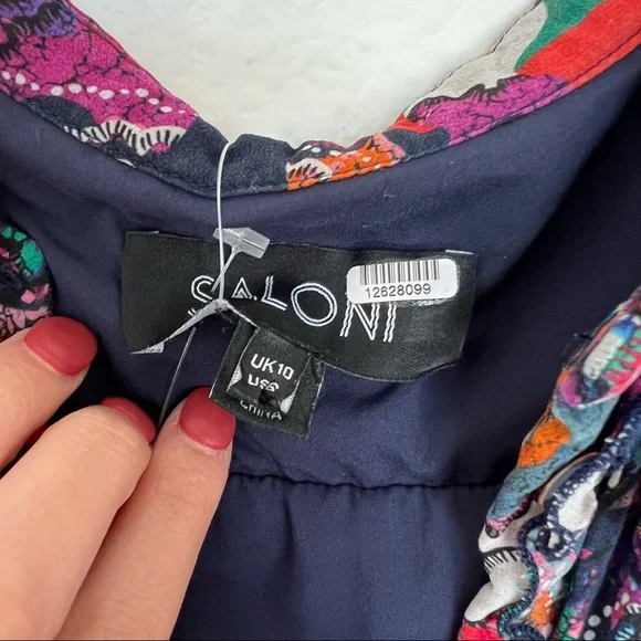 SALONI Printed Tilly Ruffle Dress - Picture 9 of 10